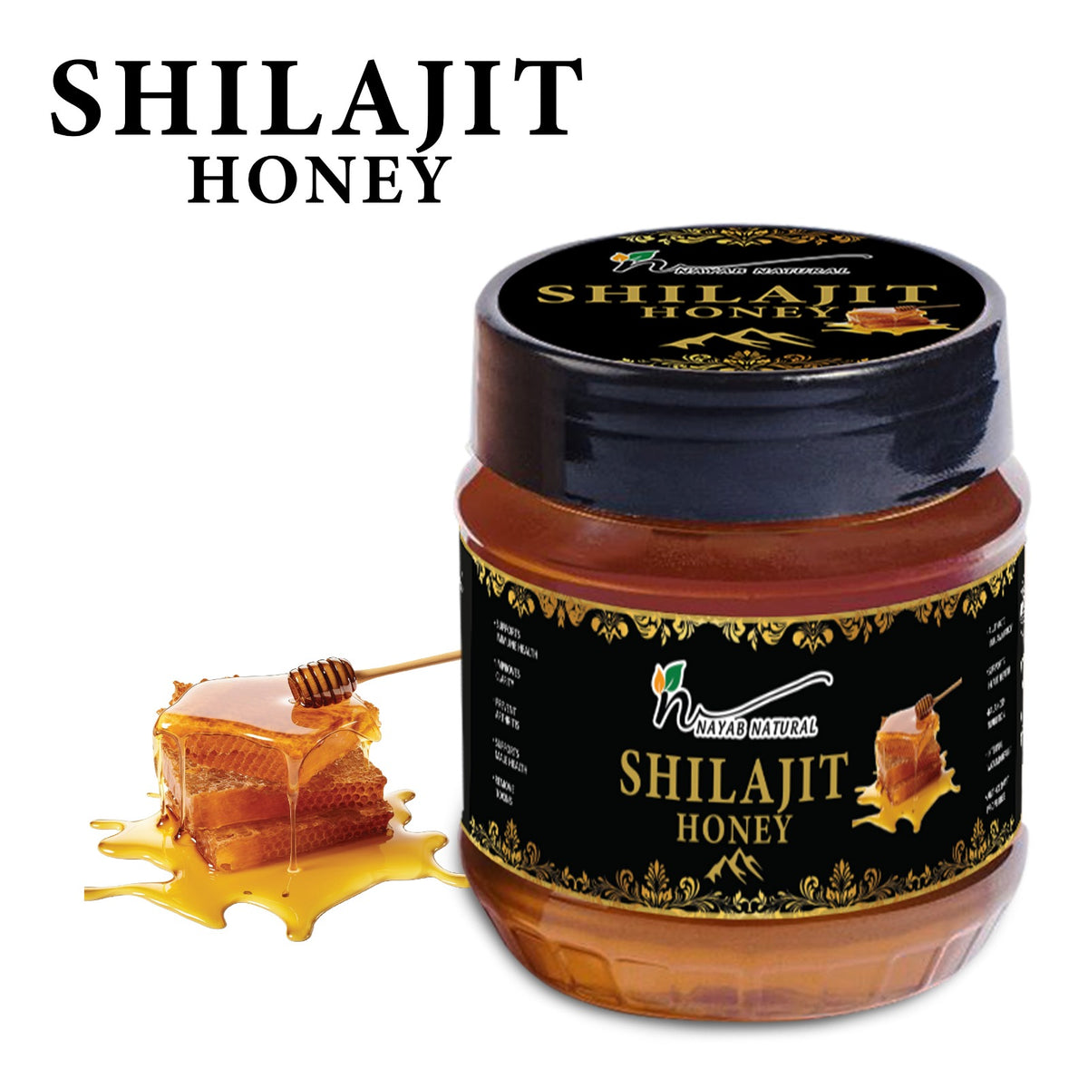 Shilajit Honey - Made with Fresh Gold of Mountains, Effective Relief in Joints Pain